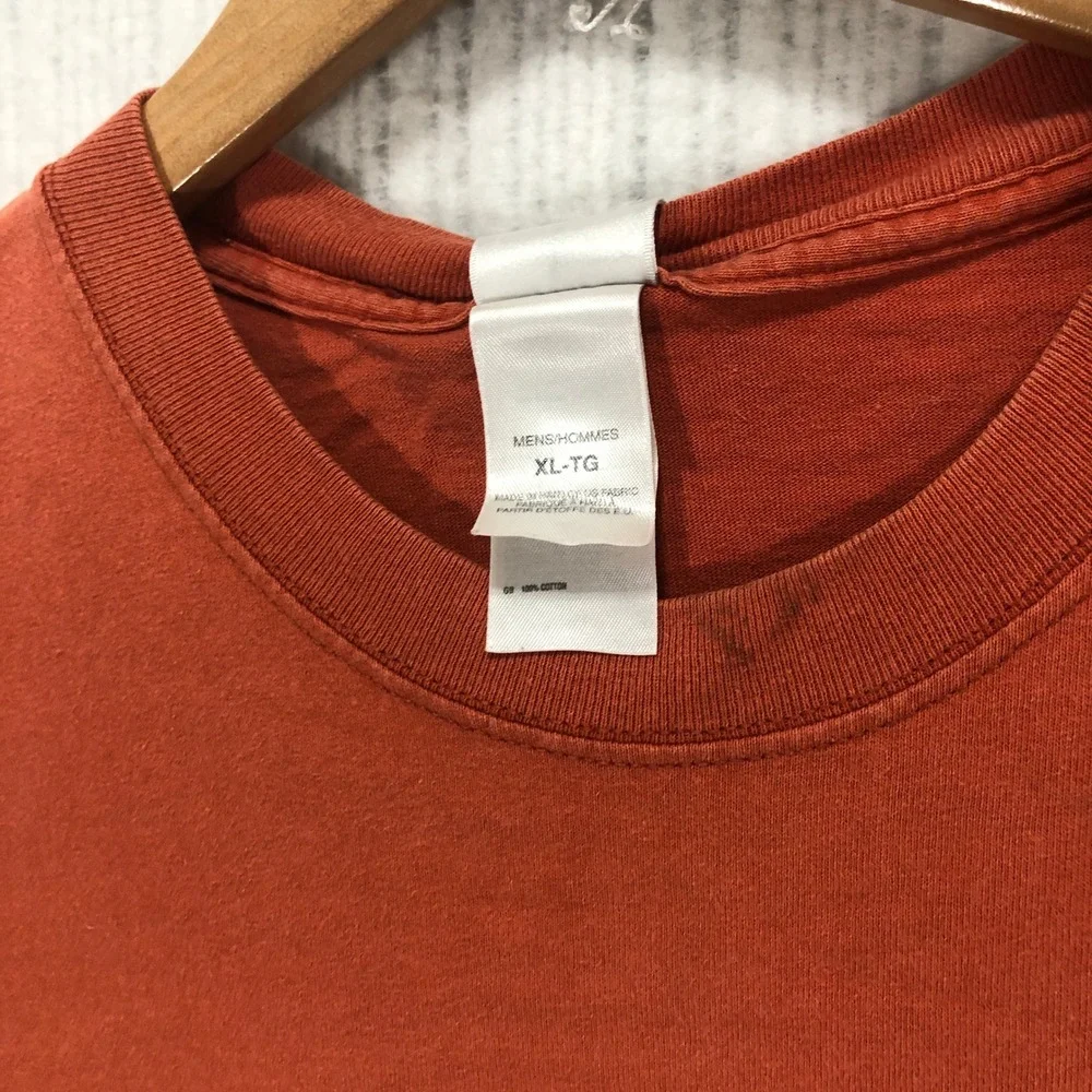 The North Face Mens XL Graphic T-Shirt Burnt Orange Berkeley Cal Est 1968 Tee